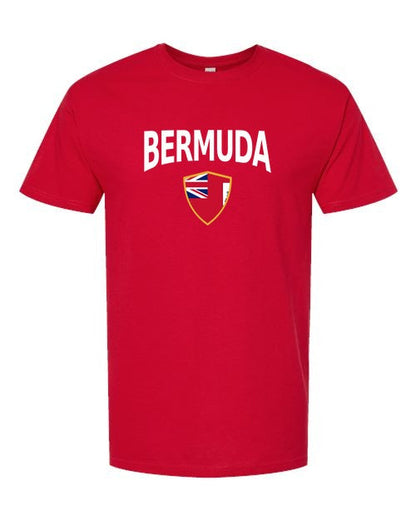 Bermuda Arched Crest Soccer Tee — NYC Factory