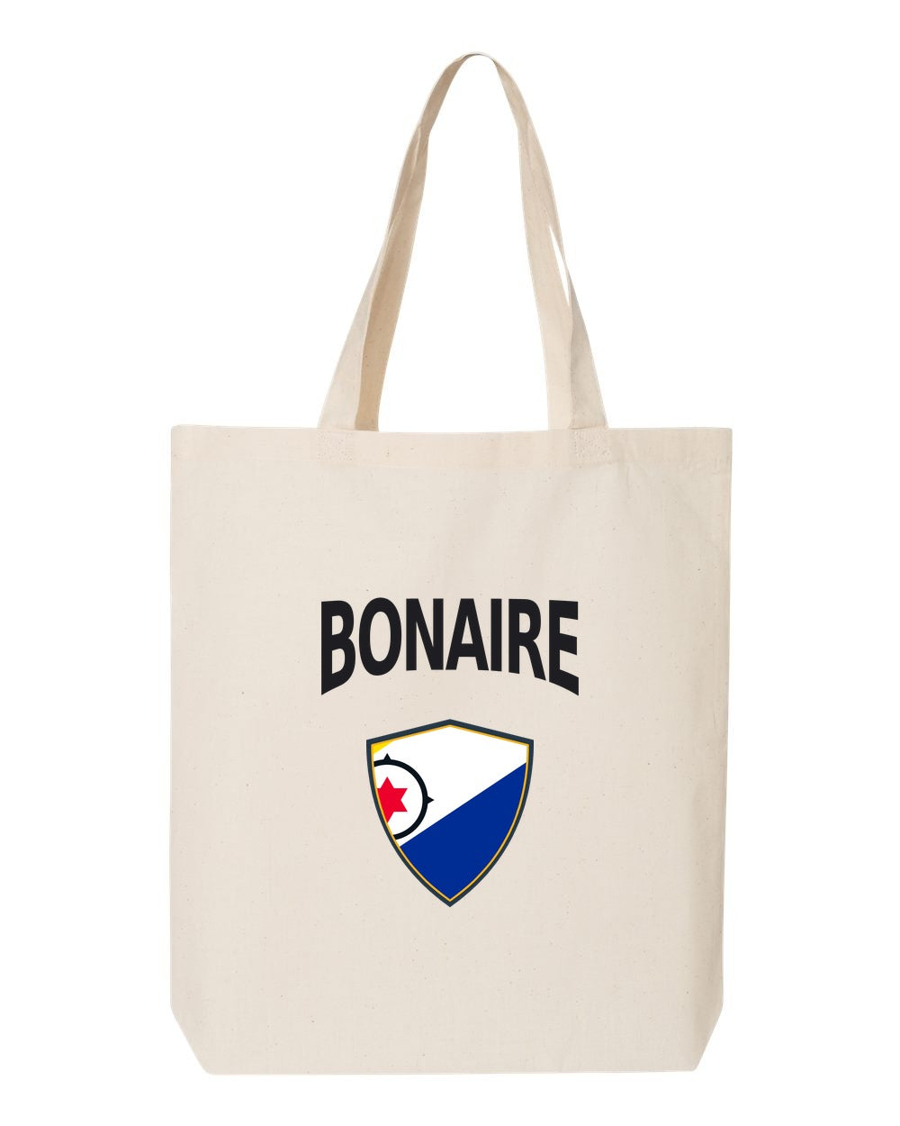 Bonaire Soccer Tote Bag — Arched National Crest | NYC Factory