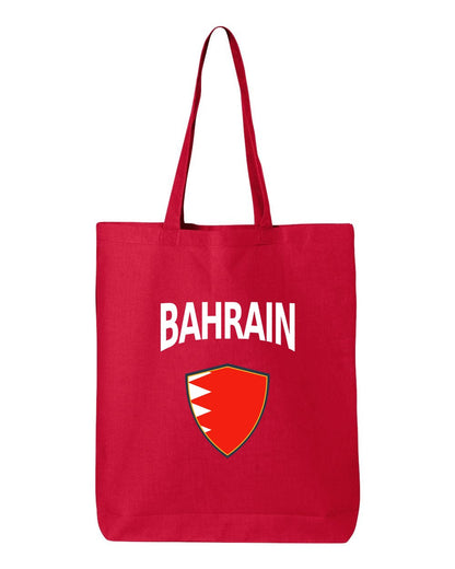 Bahrain Soccer Tote Bag — Arched National Crest | NYC Factory