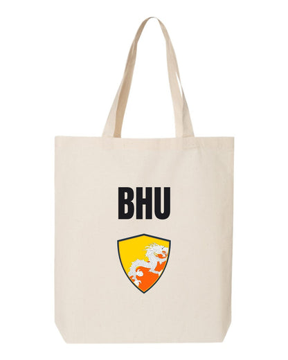 Bhutan Soccer Tote Bag — National Crest Badge | NYC Factory