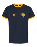Bosnia and Herzegovina Soccer Ringer Tee 2026 — Retro National Crest | NYC Factory