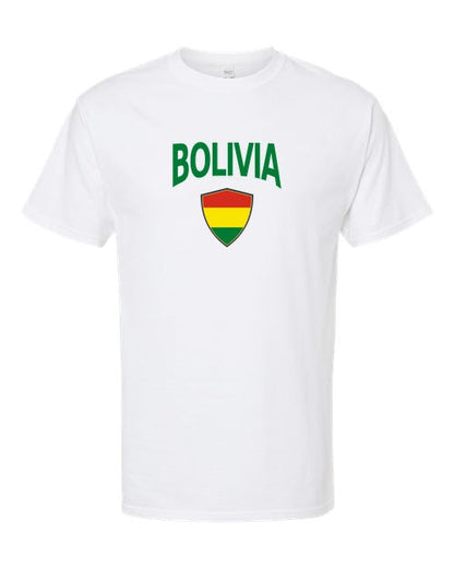 Bolivia Arched Crest Soccer Tee — NYC Factory