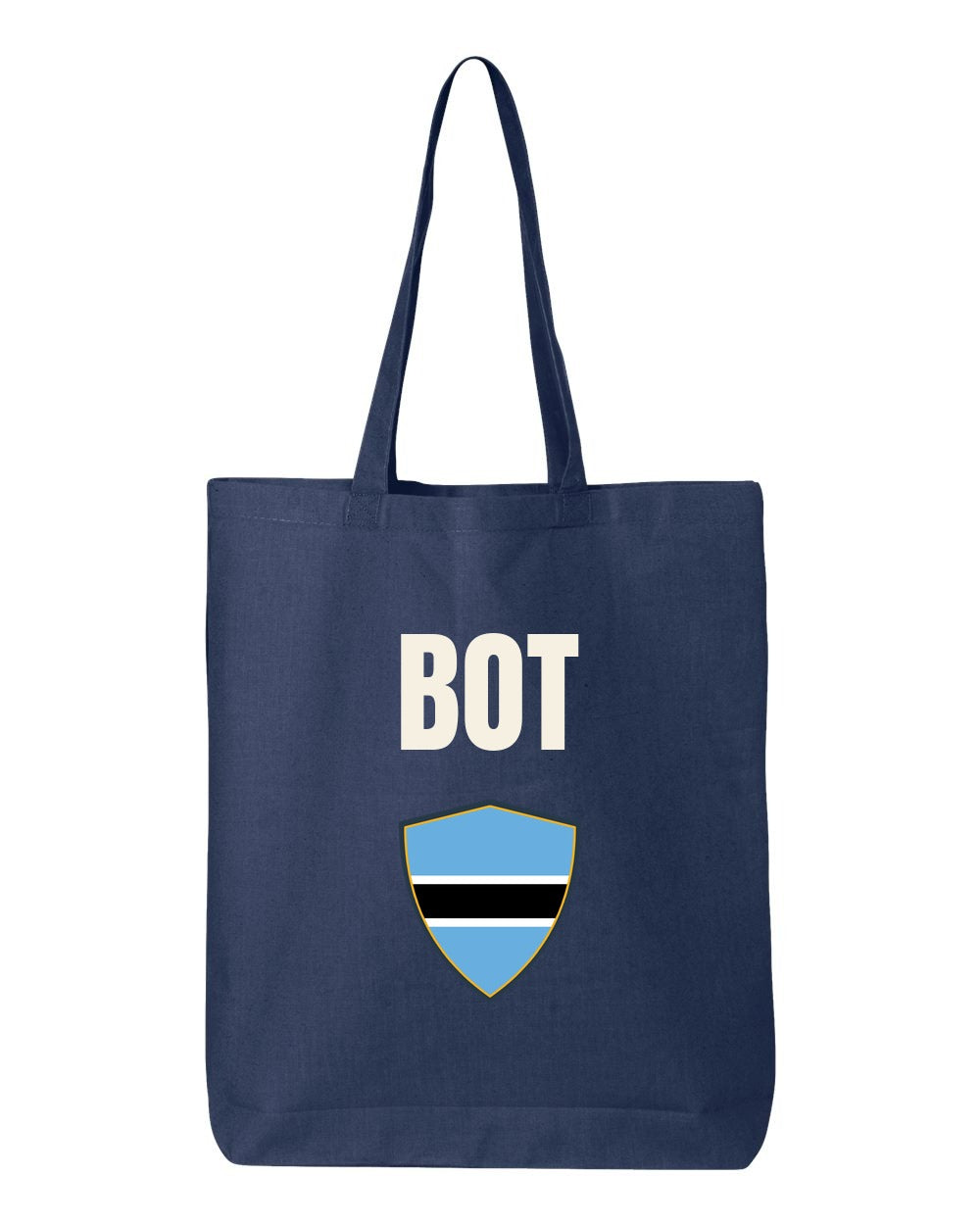 Botswana Soccer Tote Bag — National Crest Badge | NYC Factory