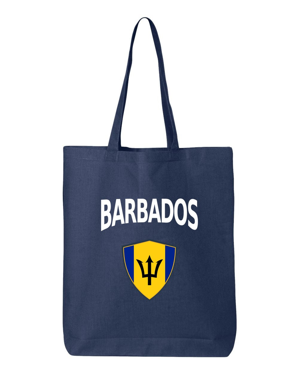 Barbados Soccer Tote Bag — Arched National Crest | NYC Factory