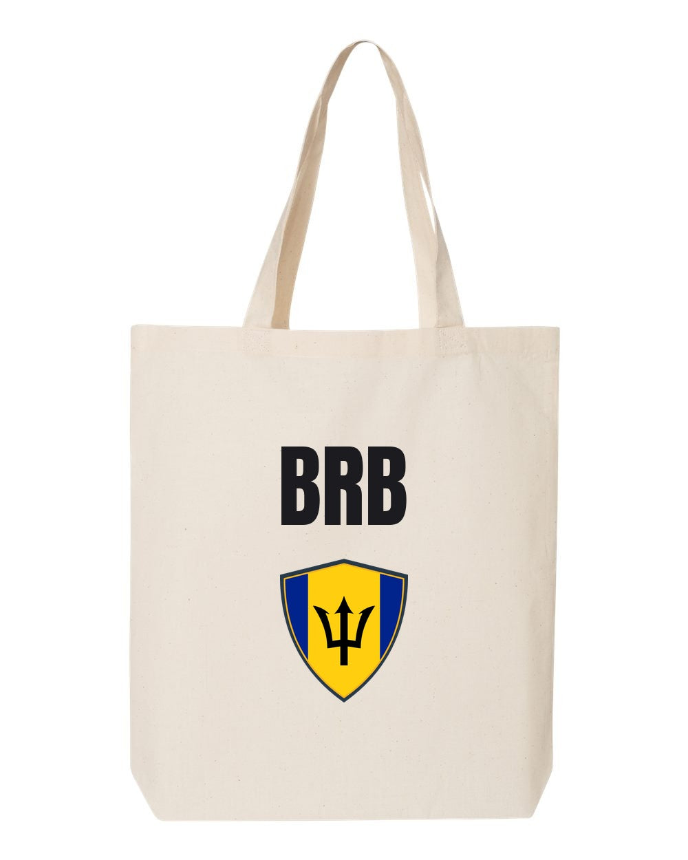 Barbados Soccer Tote Bag — National Crest Badge | NYC Factory