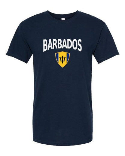 Barbados Arched Crest Soccer Tee — NYC Factory