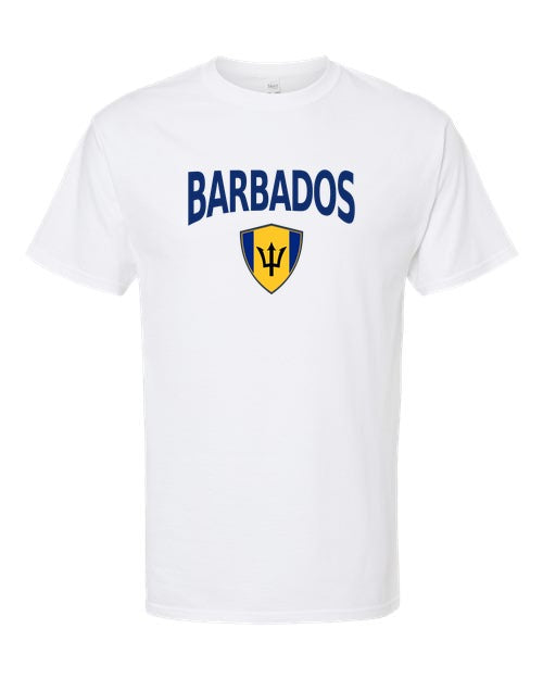 Barbados Arched Crest Soccer Tee — NYC Factory