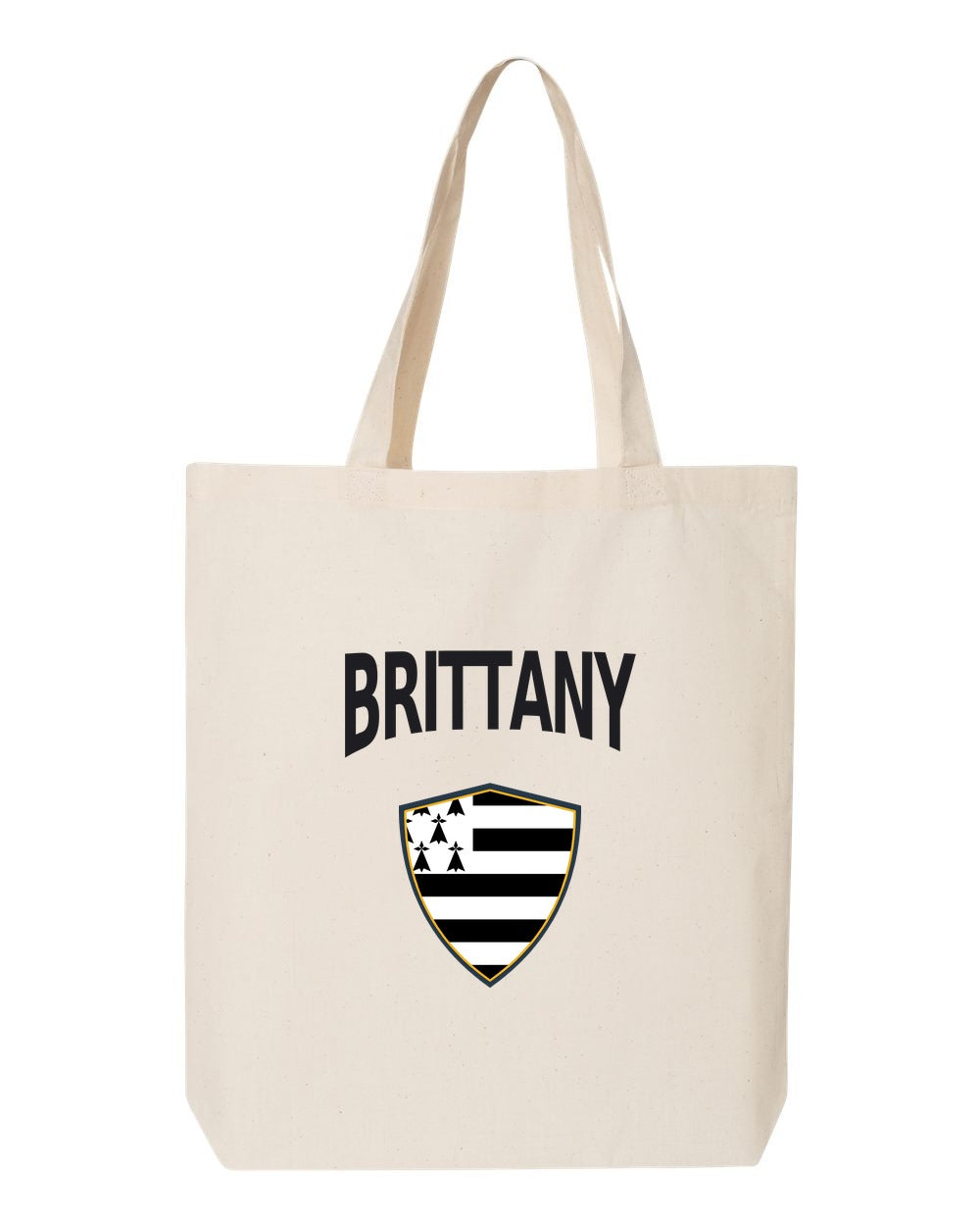 Brittany Soccer Tote Bag — Arched National Crest | NYC Factory
