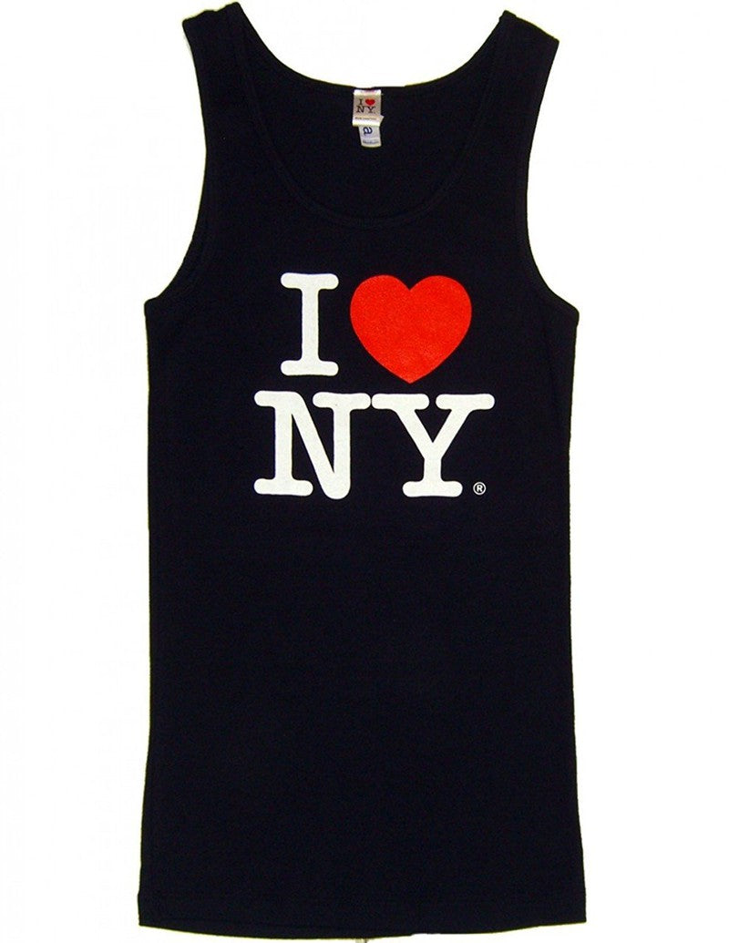 Black I Love NY Ladies Tank Top