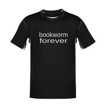 Unisex Bookworm Forever Soft Cotton Tee - NYC Factory