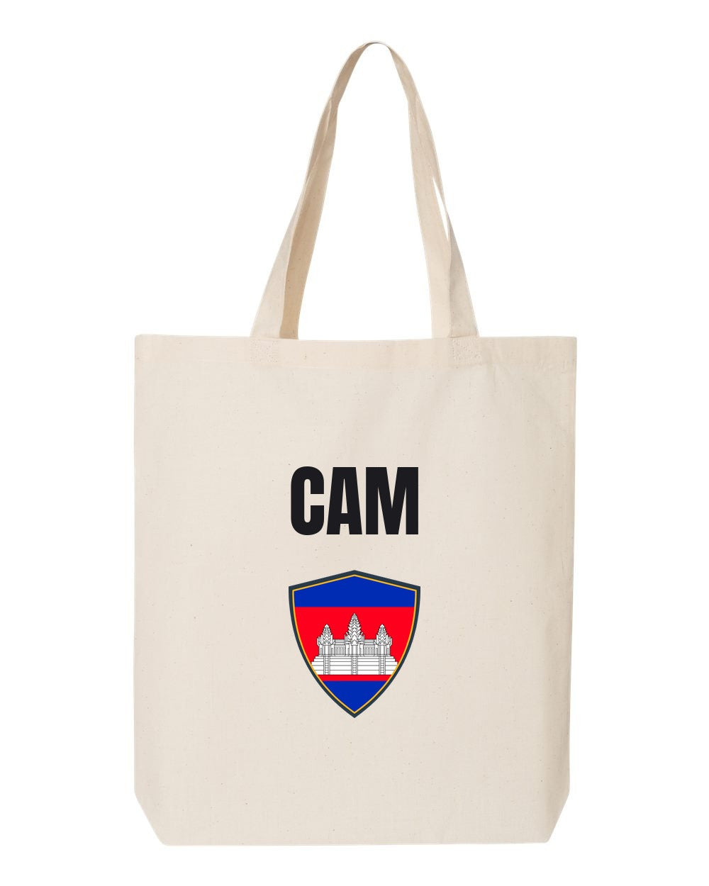 Cambodia Soccer Tote Bag — National Crest Badge | NYC Factory