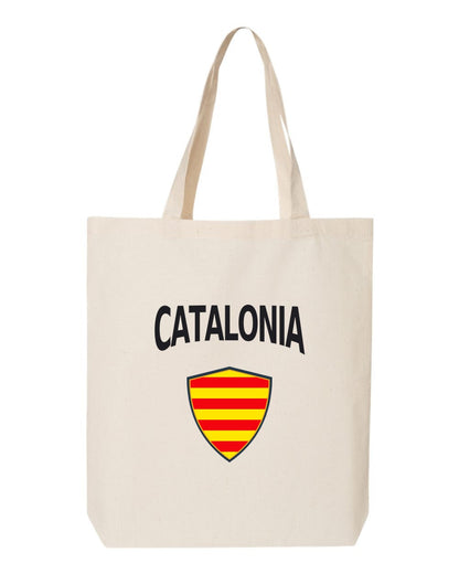 Catalonia Soccer Tote Bag — Arched National Crest | NYC Factory