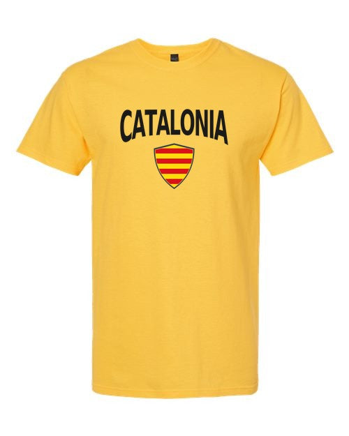 Catalonia Arched Crest Soccer Tee — NYC Factory