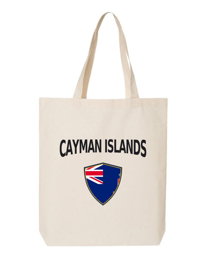 Cayman Islands Soccer Tote Bag — Arched National Crest | NYC Factory