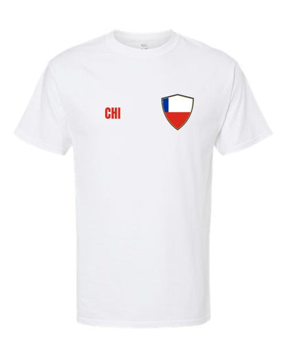 Chile Soccer Tee — Retro National Crest | NYC Factory