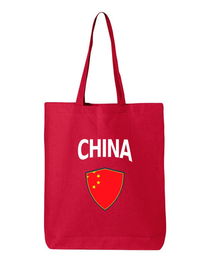 China Soccer Tote Bag — Arched National Crest | NYC Factory