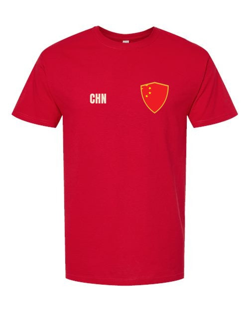 China Soccer Tee — Retro National Crest | NYC Factory