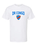 DR Congo 2026 Soccer Arched Crest Plain Tee -- NYC Factory