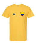 Colombia Soccer Tee 2026 — Retro National Crest | NYC Factory