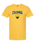 Colombia 2026 Soccer Arched Crest Plain Tee -- NYC Factory