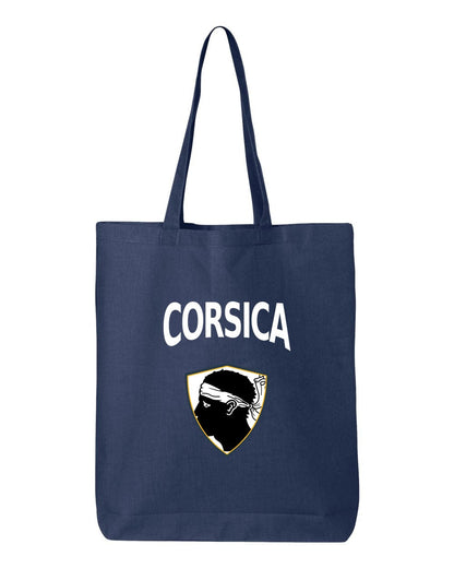 Corsica Soccer Tote Bag — Arched National Crest | NYC Factory