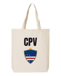 Cape Verde Soccer Tote Bag 2026 — National Crest Badge | NYC Factory