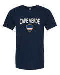 Cape Verde 2026 Soccer Arched Crest Plain Tee -- NYC Factory