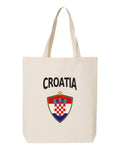 Croatia Soccer Tote Bag 2026 — Arched National Crest | NYC Factory