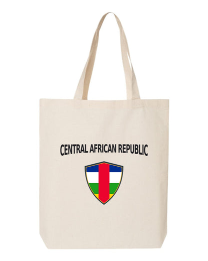Central African Republic Soccer Tote Bag — Arched National Crest | NYC Factory