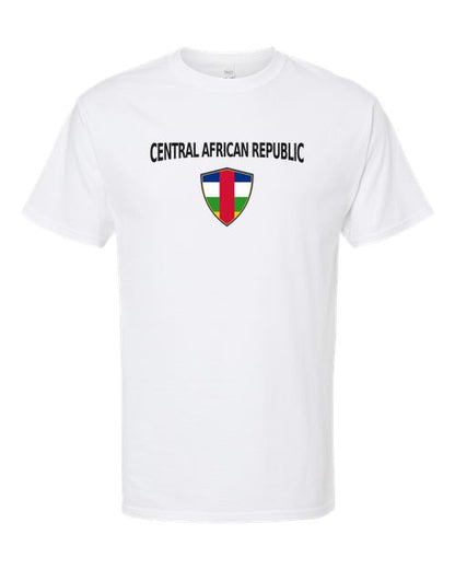 Central African Republic Arched Crest Soccer Tee — NYC Factory