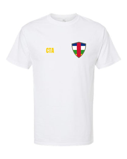 Central African Republic Soccer Tee — Retro National Crest | NYC Factory