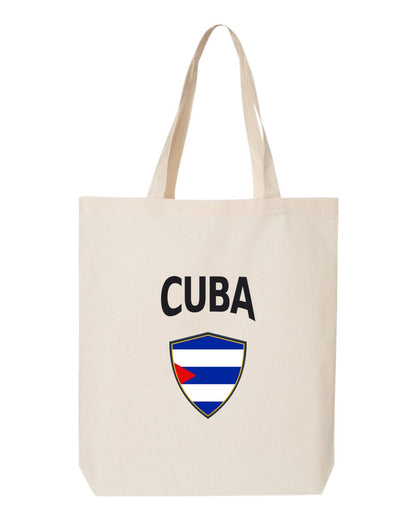 Cuba Soccer Tote Bag — Arched National Crest | NYC Factory
