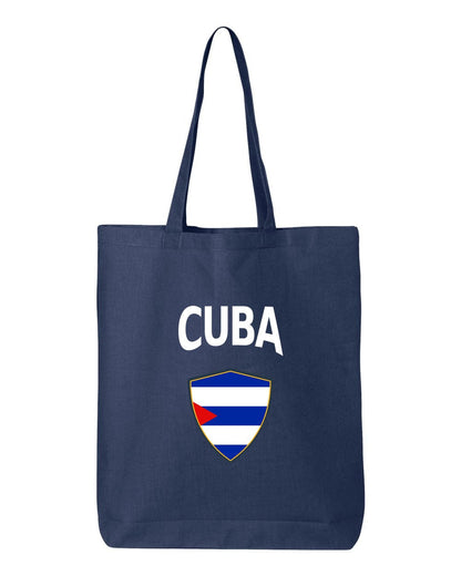 Cuba Soccer Tote Bag — Arched National Crest | NYC Factory
