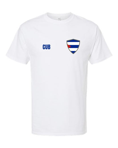 Cuba Soccer Tee — Retro National Crest | NYC Factory