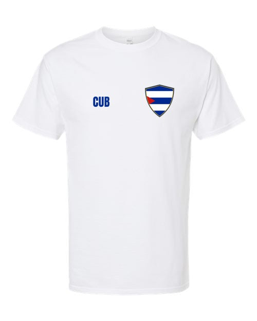 Cuba Soccer Tee — Retro National Crest | NYC Factory