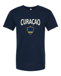 Curaçao 2026 Soccer Arched Crest Plain Tee -- NYC Factory