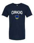 Curaçao 2026 Soccer Arched Crest Plain Tee -- NYC Factory