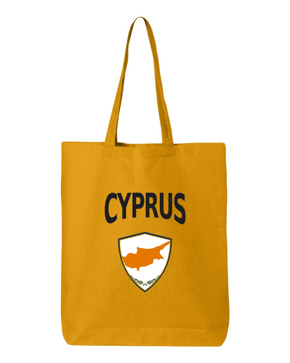 Cyprus Soccer Tote Bag — Arched National Crest | NYC Factory