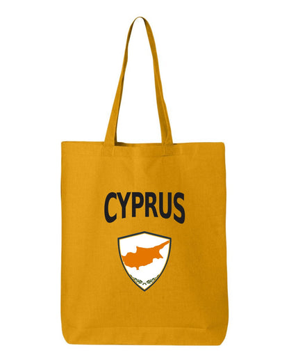 Cyprus Soccer Tote Bag — Arched National Crest | NYC Factory