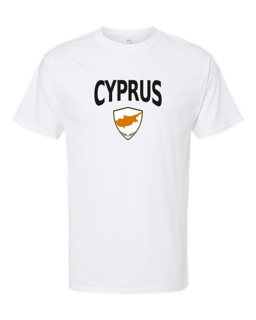 Cyprus Arched Crest Soccer Tee — NYC Factory