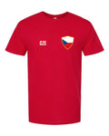 Czech Republic Soccer Tee 2026 — Retro National Crest | NYC Factory
