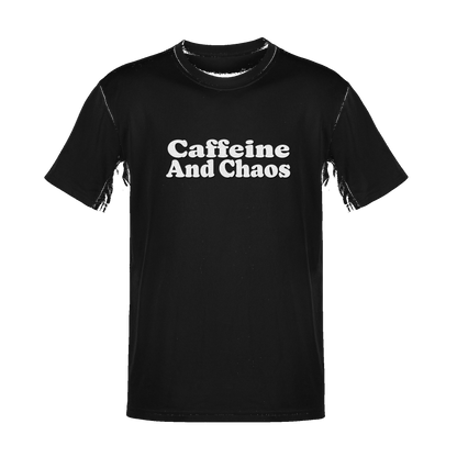 Unisex Caffeine And Chaos Soft Cotton Tee