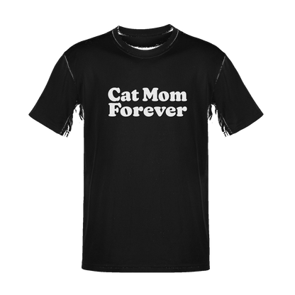 Unisex Cat Mom Forever Soft Cotton Tee