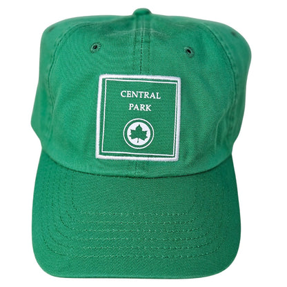 Central Park Baseball Hat / Officially Licensed (Adult Unisex, Green & White)