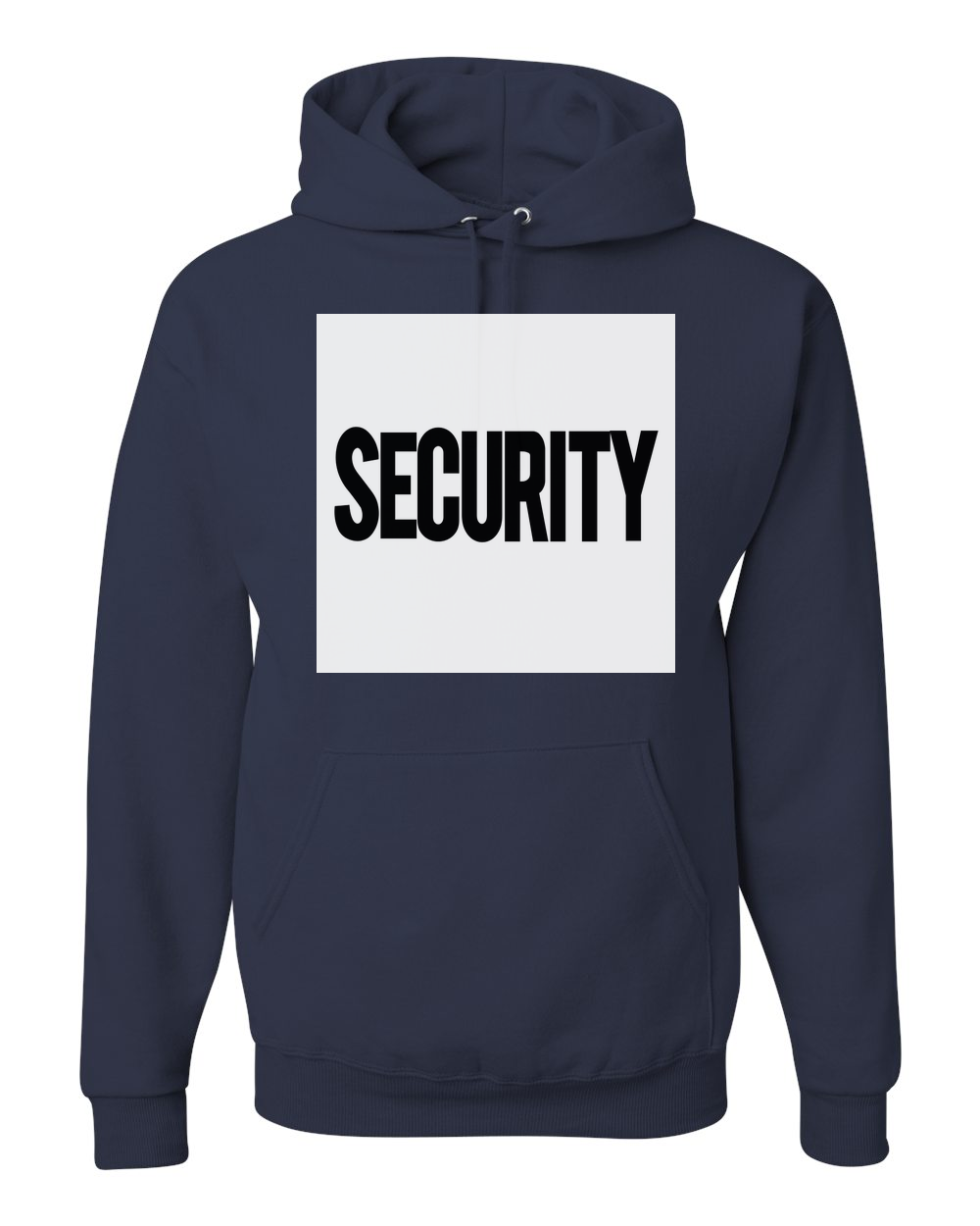 Custom Security Design Custom Hoodie Navy Blue