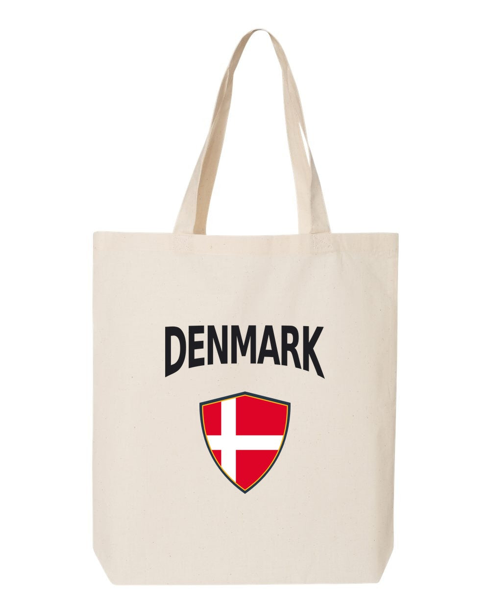 Denmark Soccer Tote Bag — Arched National Crest | NYC Factory