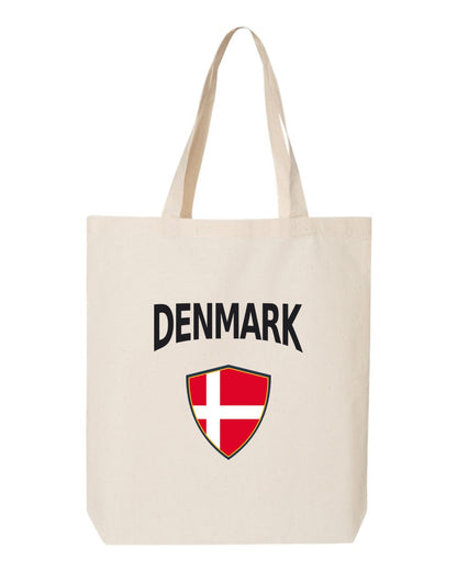 Denmark Soccer Tote Bag — Arched National Crest | NYC Factory