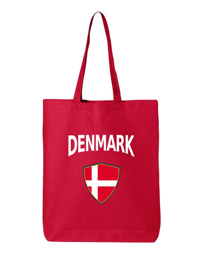 Denmark Soccer Tote Bag — Arched National Crest | NYC Factory