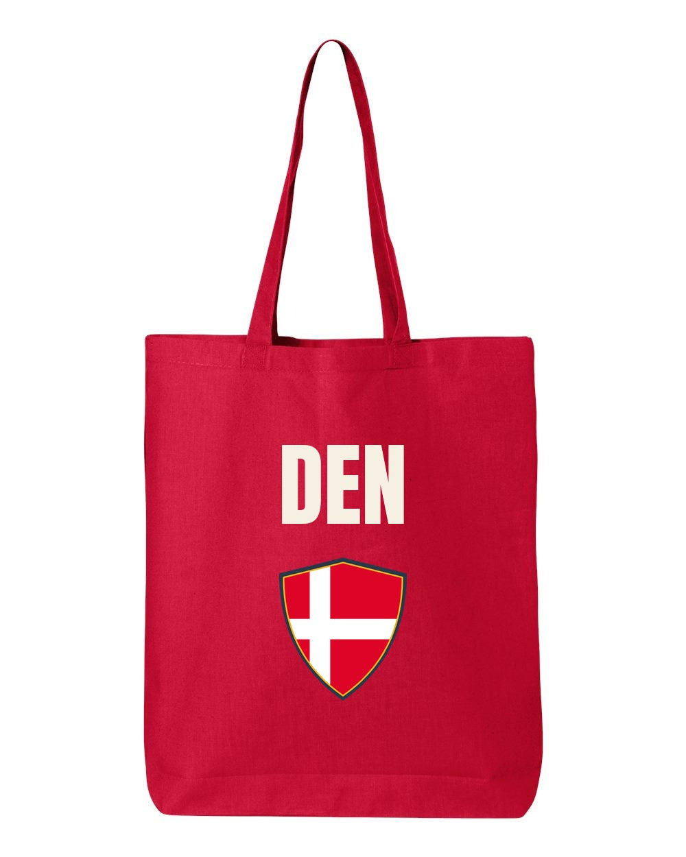 Denmark Soccer Tote Bag — National Crest Badge | NYC Factory