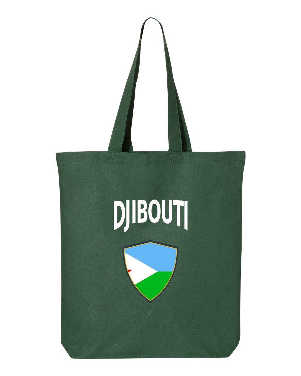 Djibouti Soccer Tote Bag — Arched National Crest | NYC Factory